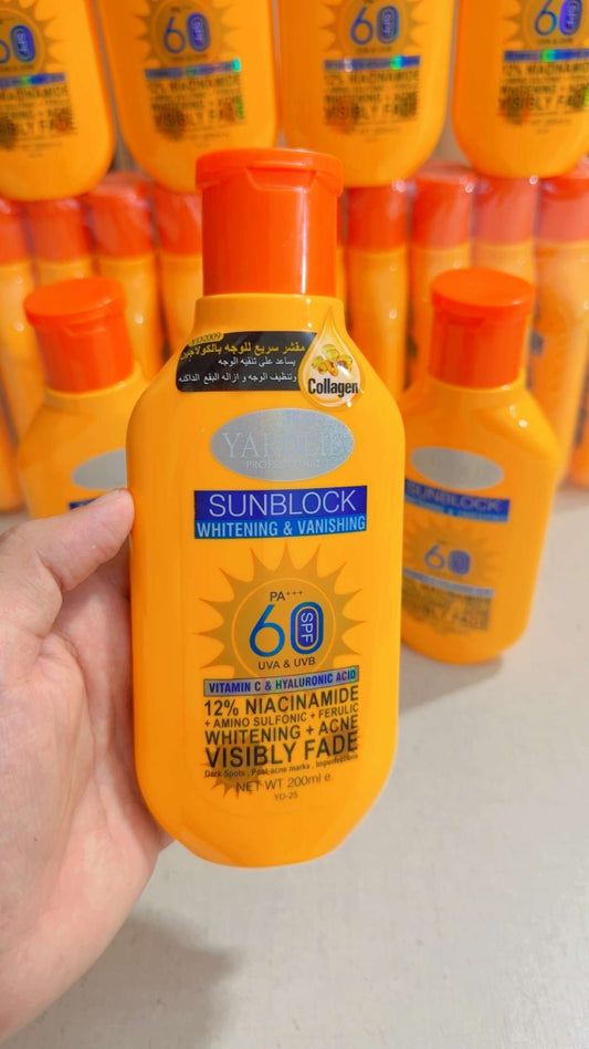 Yardlie UK Vitamin C + Niacinamide Sunblock SPF 60 |  All Skin Types